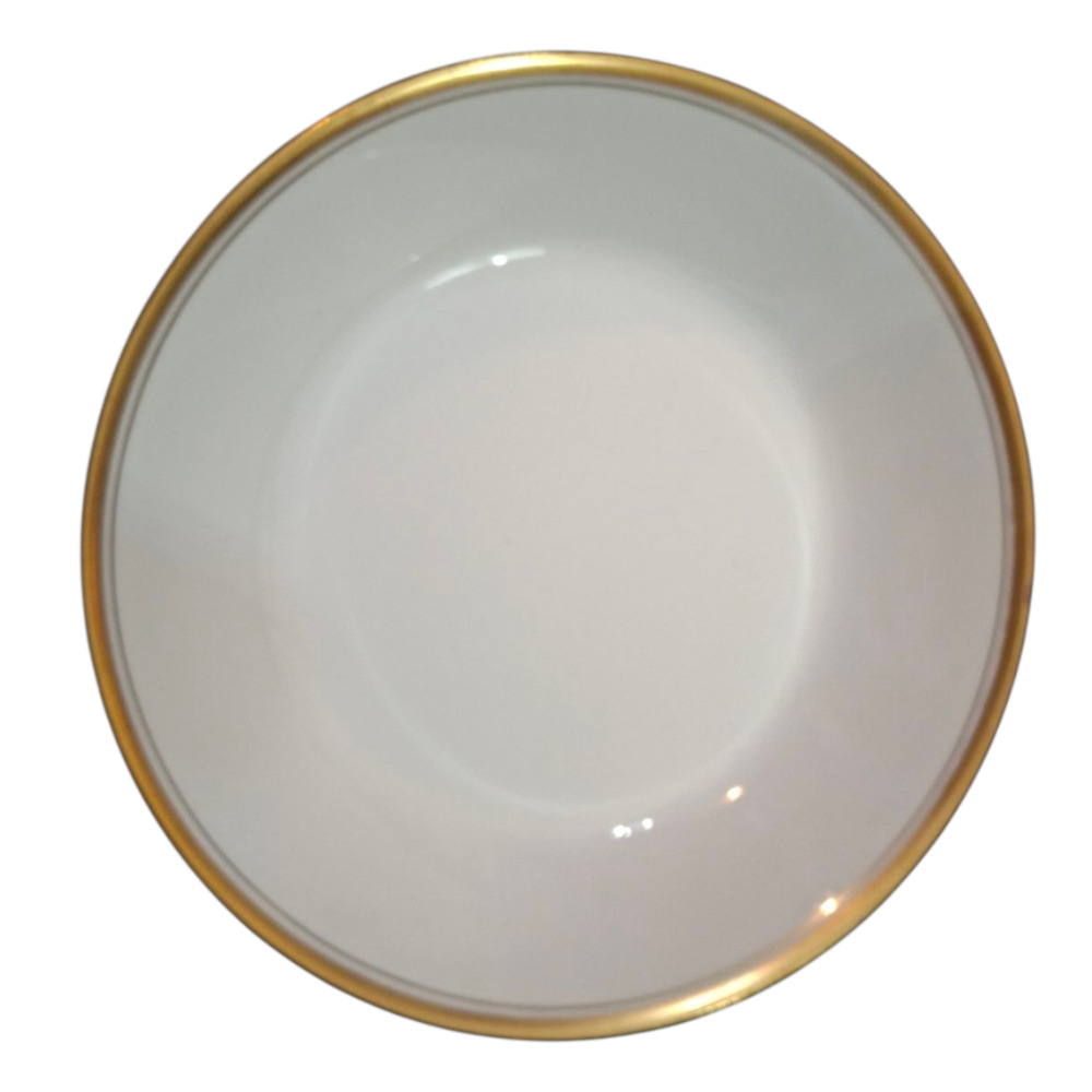 Johnson Brothers England white and Gold trimmed cereal soup bowl set of 12 - Picture 2 of 3